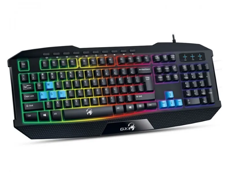 K215 Scorpion Gaming USB US crna tastatura