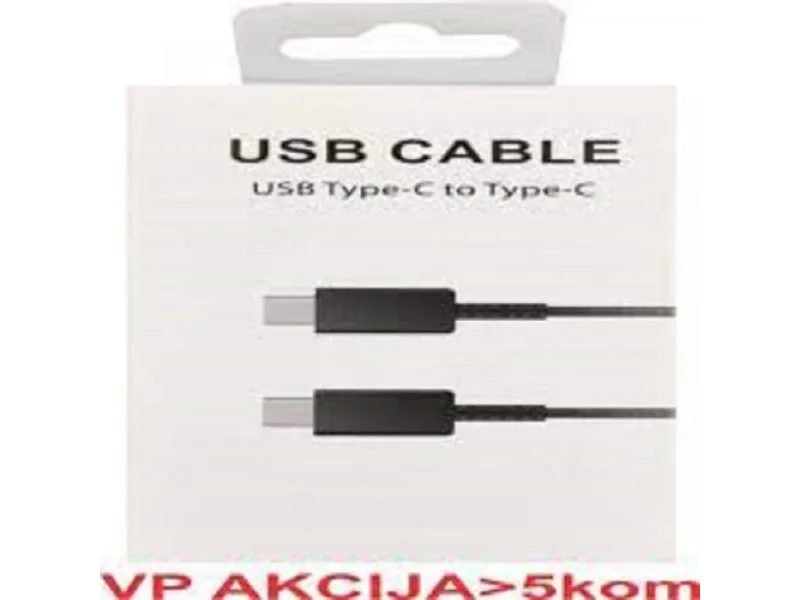 kabl USB-C na USB-C, USB3.0, 1m, black (159)
