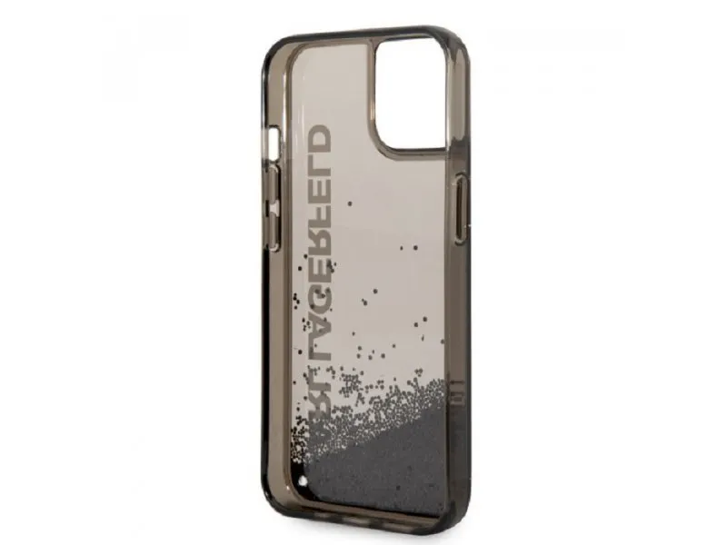 Maska za iPhone 14 LIQ. GLITTER ELONG BLACK (KLHCP14SLCKVK)