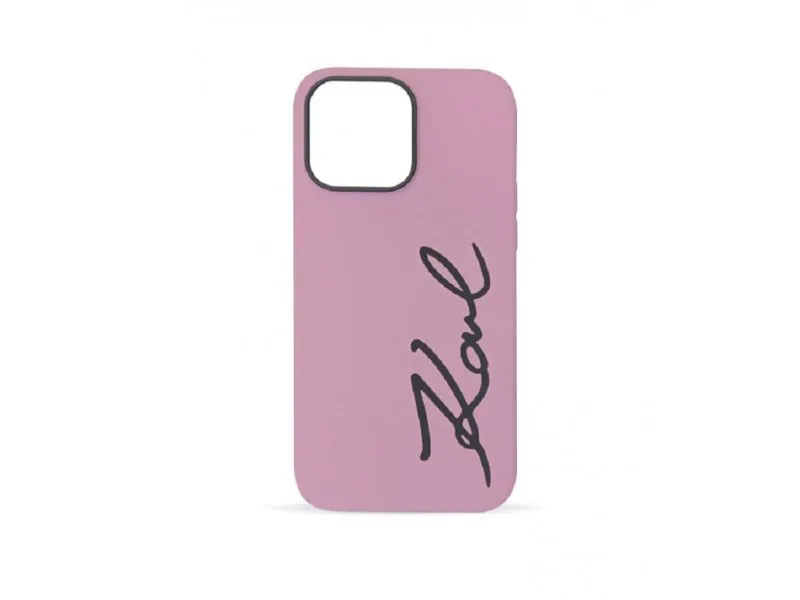 Maska za iPhone 14 Pro Max SILICONE SIGNATURE PURPLE (KLHCP14XSKSVGU)