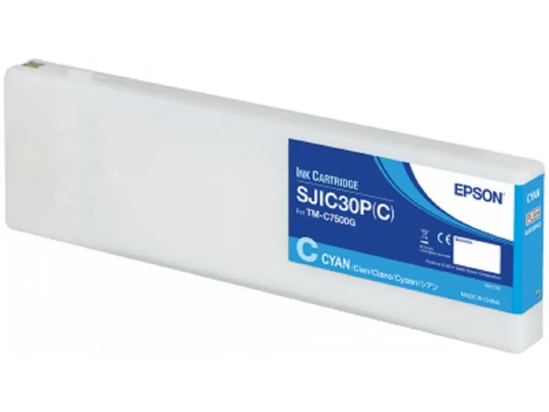 Ink cartridge SJIC30P for ColorWorks C7500G Cyan