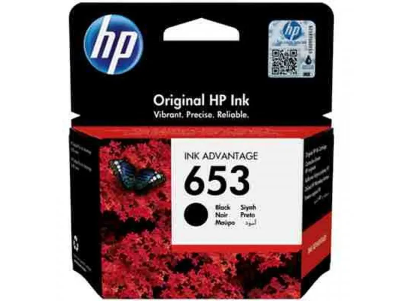 Original Ink Cartridge 653 (3YM75AE) Black