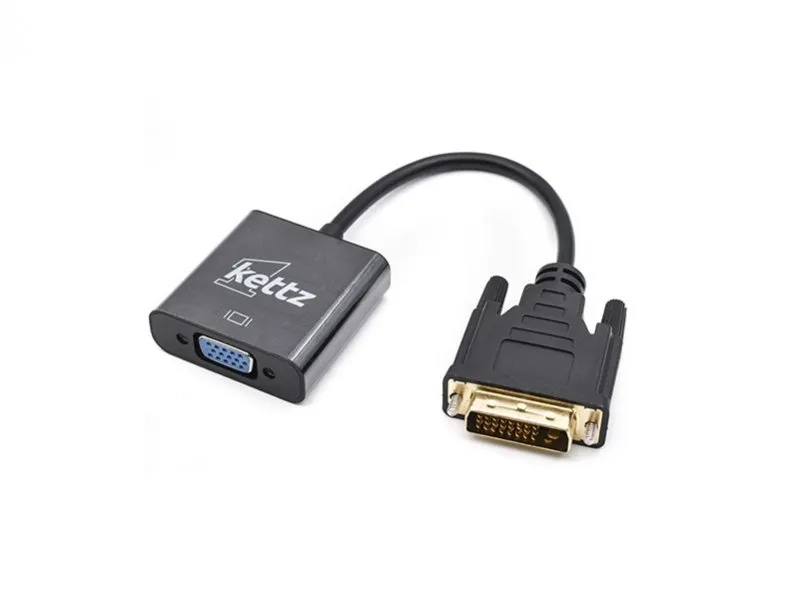 Adapter-konverter DVI-D M 24+1 - VGA F KT-D2VG-241