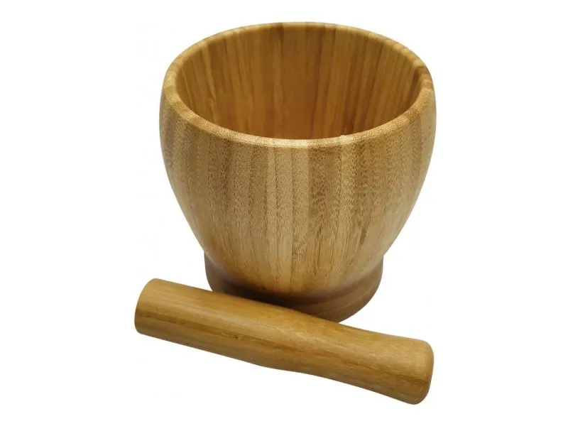 KH1617 AVAN I TUČAK ZA ZAČINE OD BAMBUSA 11,5CM