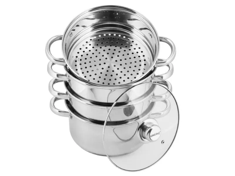 KH3319 SET ŠERPI 4/1 ZA KUVANJE NA PARI 5L 24CM