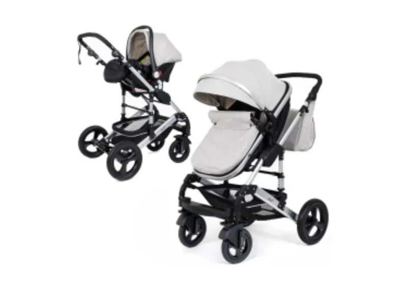 Kolica za bebe 3 u 1 Oxy - Light Grey