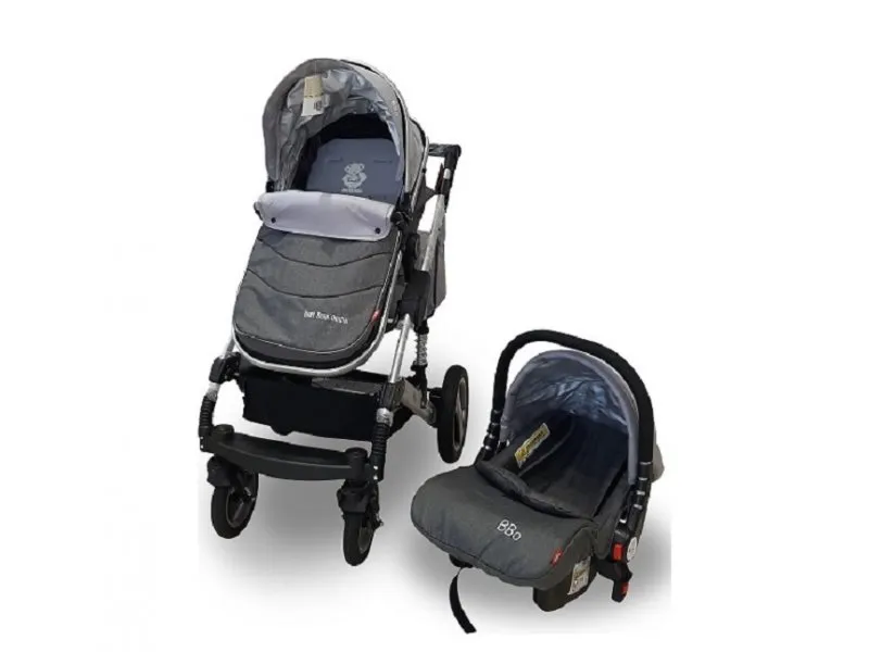 KOLICA ZA BEBE GS-T106 BBO MATRIX SET - SIVA