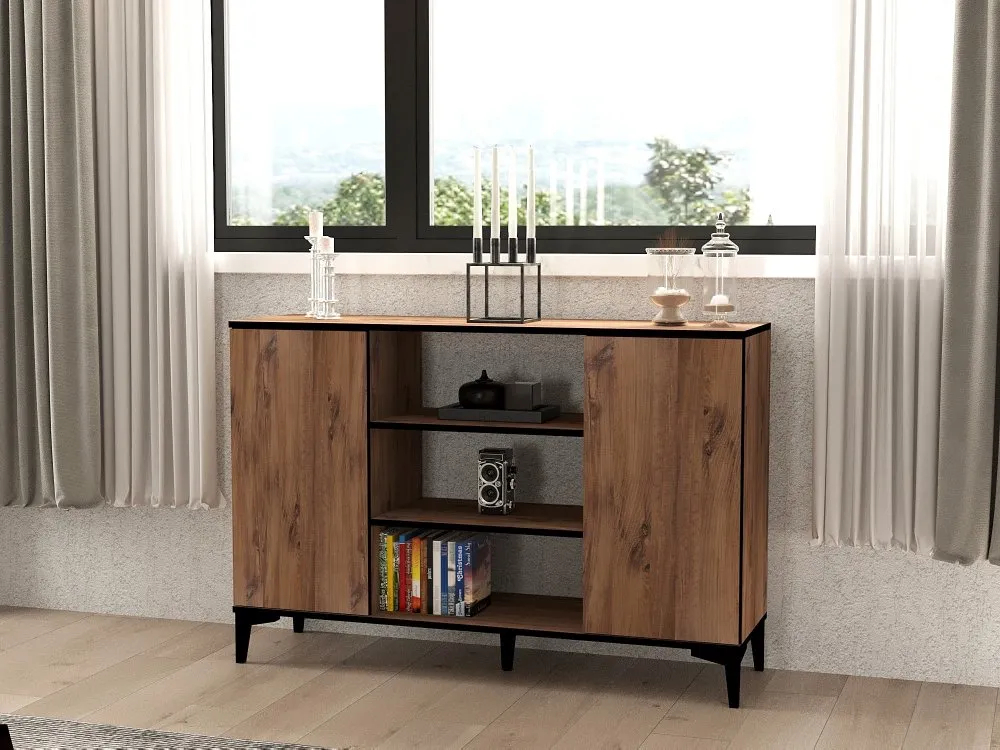 Komoda Bezen Atlantic Pine Black