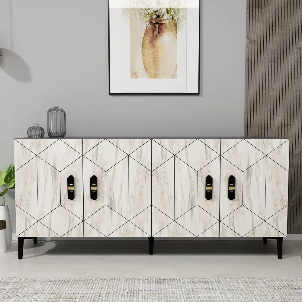 Komoda Cross KB150 Anthracite Ephesus Marble