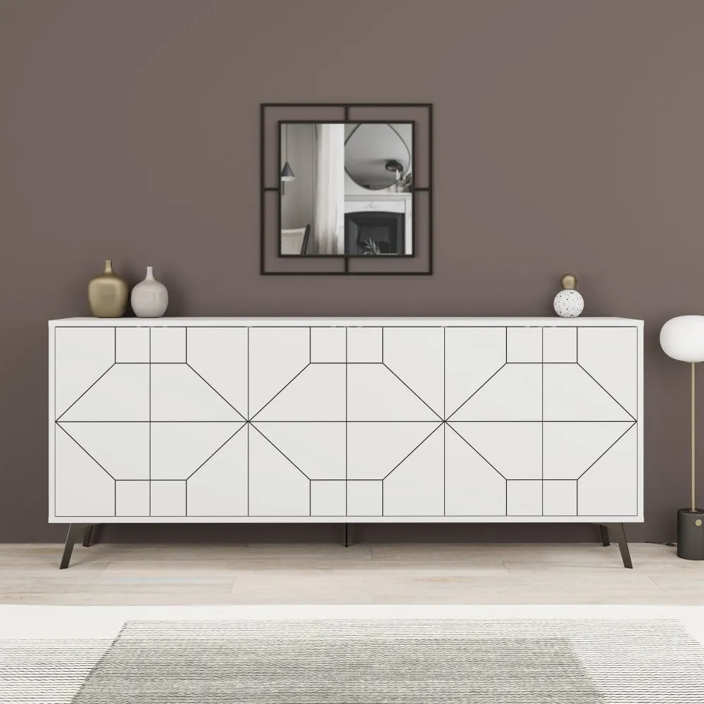 Komoda Dune 183 White