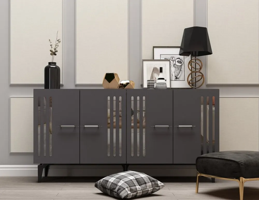 Komoda Junes Anthracite Silver