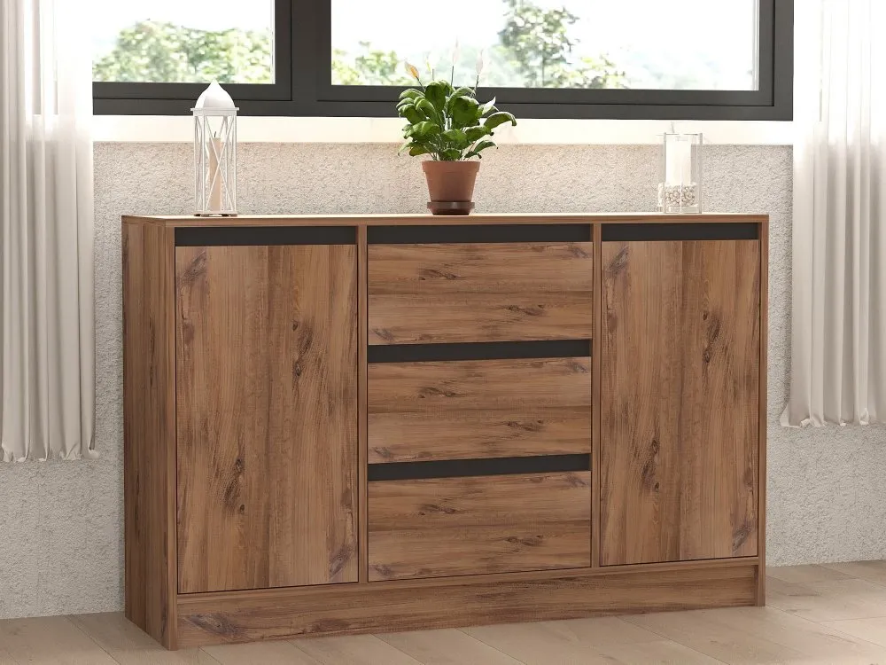 Komoda Karal Atlantic Pine Anthracite