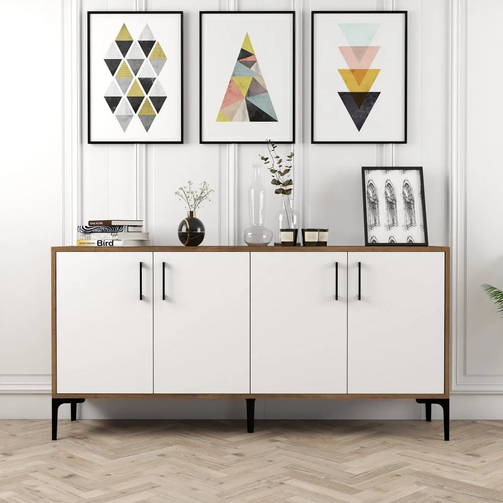 Komoda Kiev 160 Walnut White