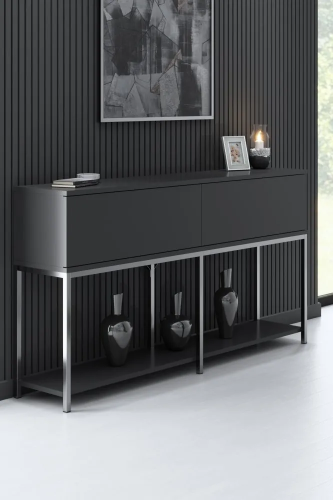 Komoda Lord Anthracite Silver
