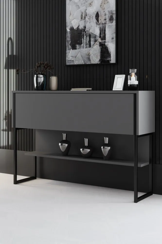 Komoda Luxe Black Anthracite