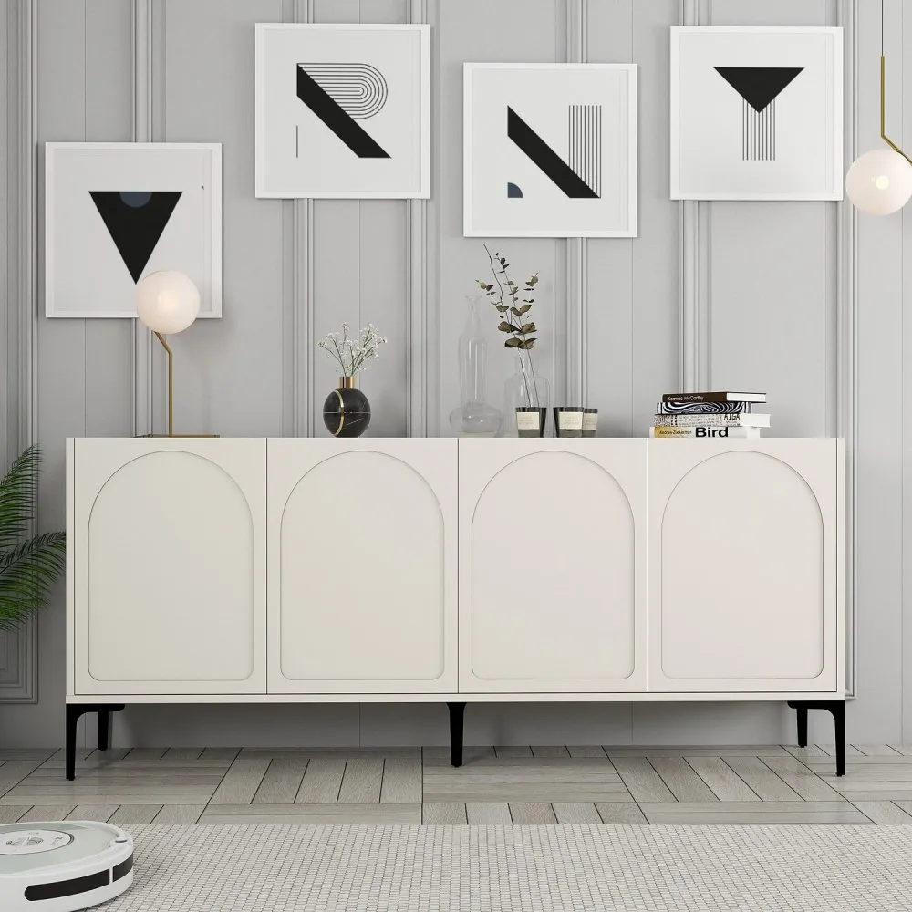 Komoda Lyon 79 Cream Black