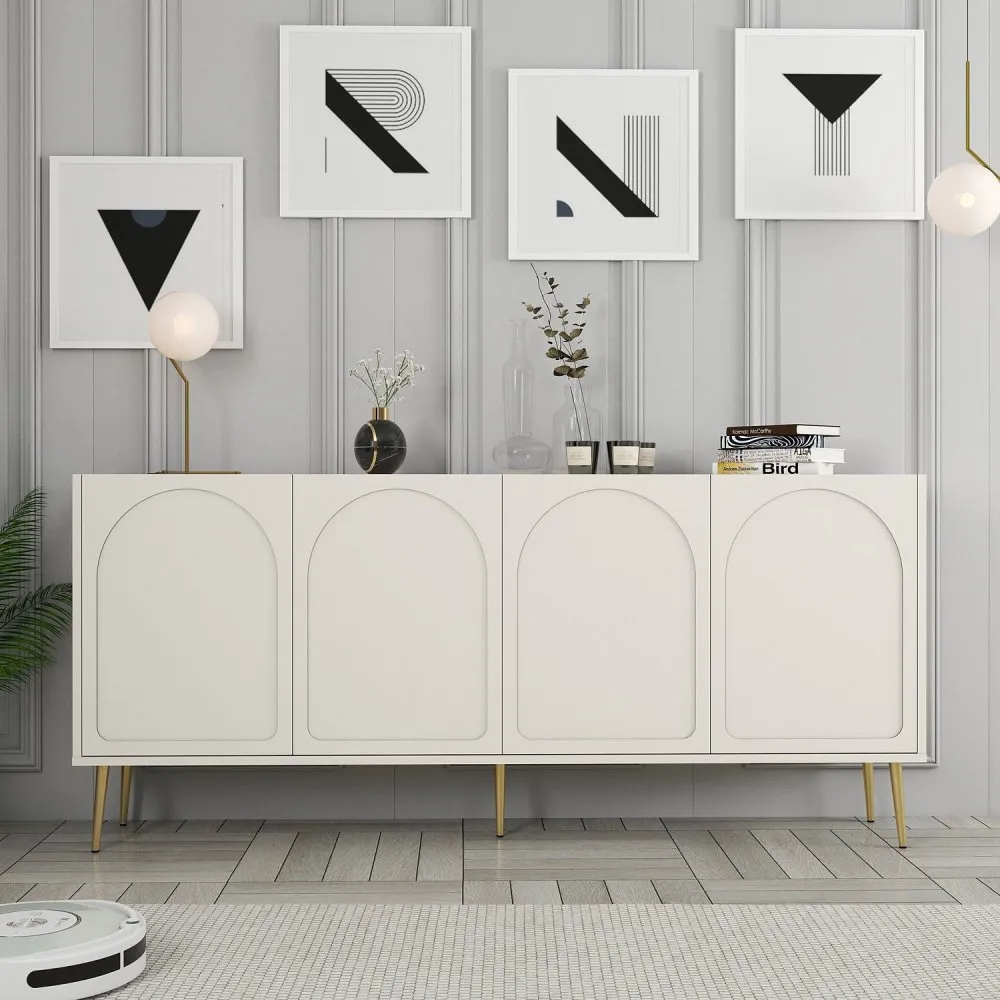 Komoda Lyon 80 Cream Gold