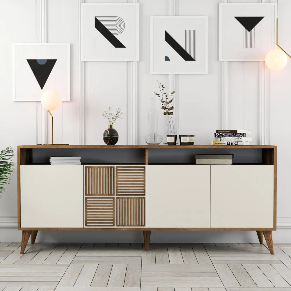 Komoda Milan Walnut Cream