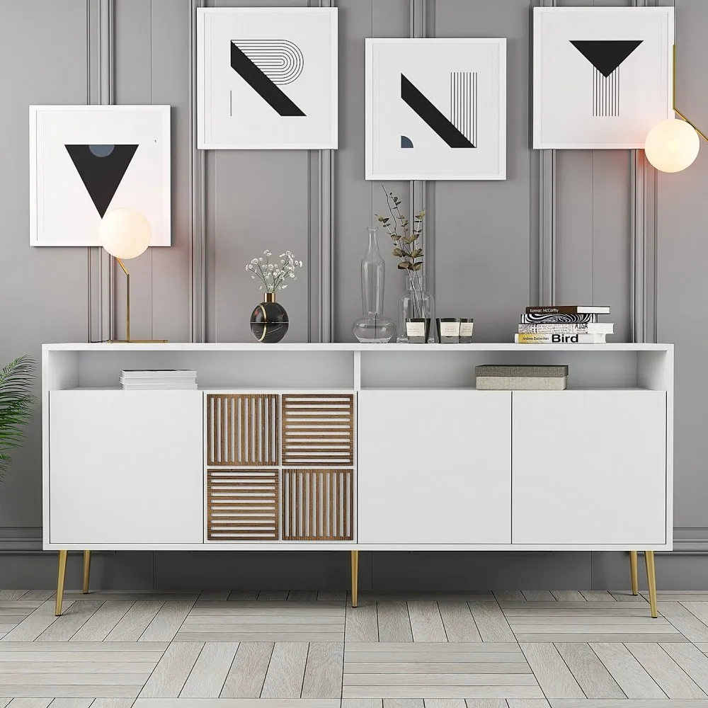 Komoda Milan - White Gold
