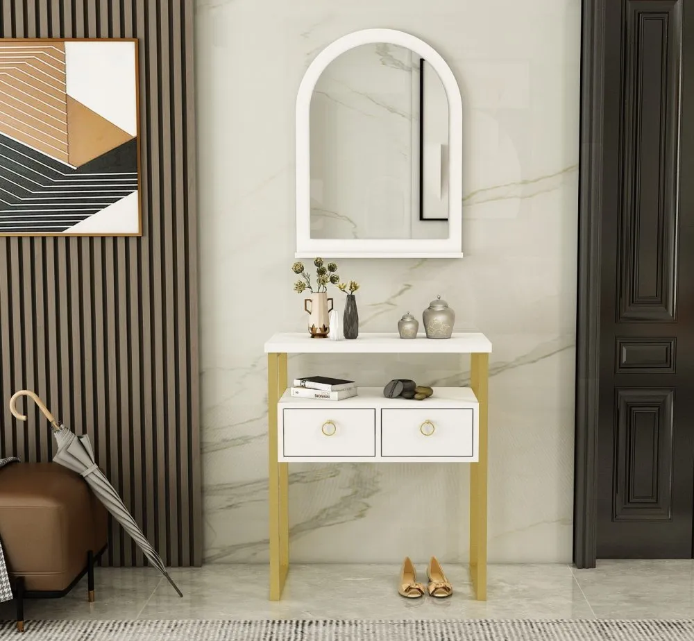 Komoda Mipa Mirrored White