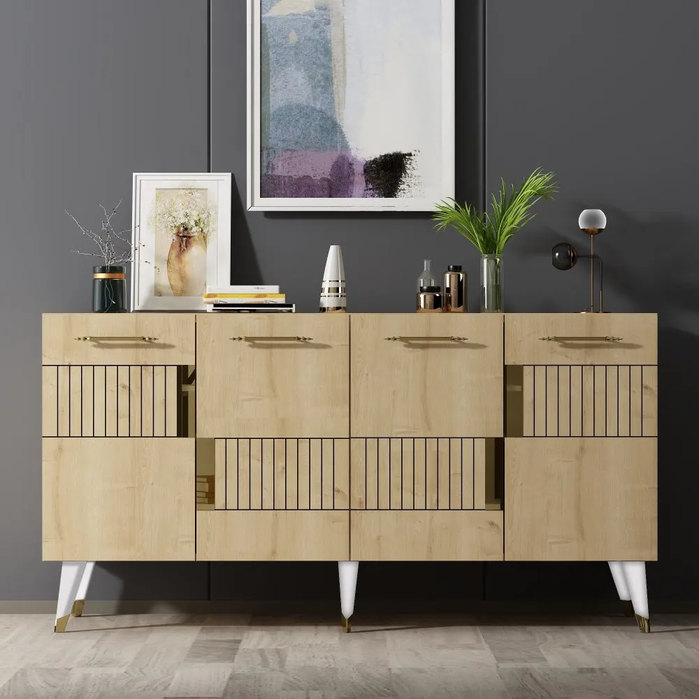 Komoda Moda Sapphire Oak Gold