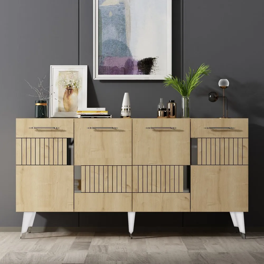 Komoda Moda Sapphire Oak Silver