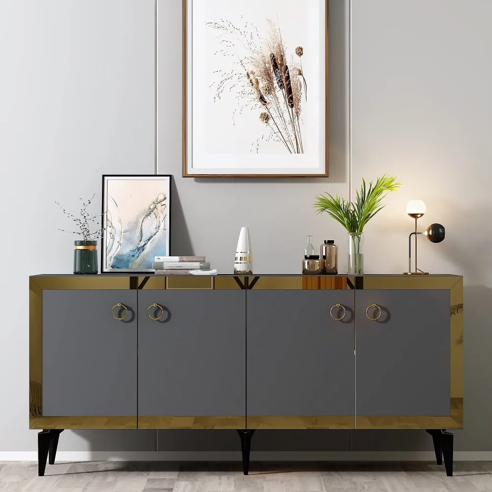 Komoda Ponny Anthracite Gold