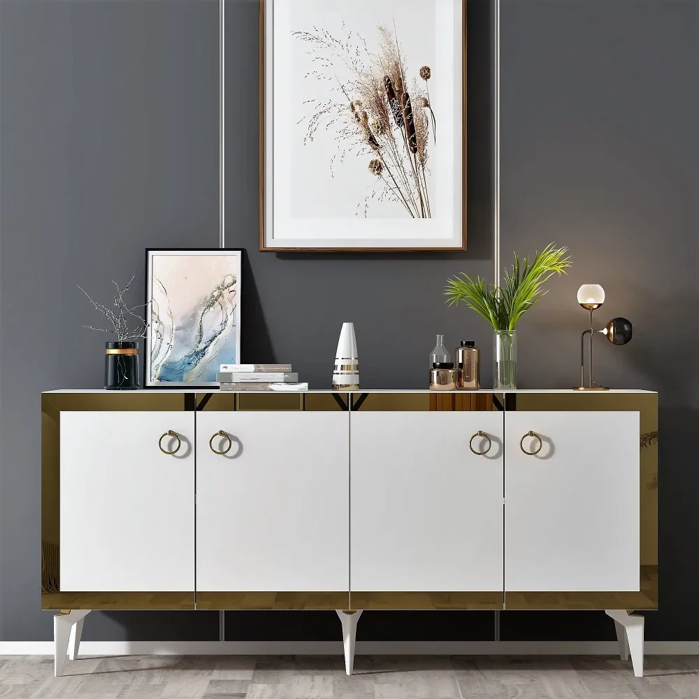 Komoda Ponny White Gold