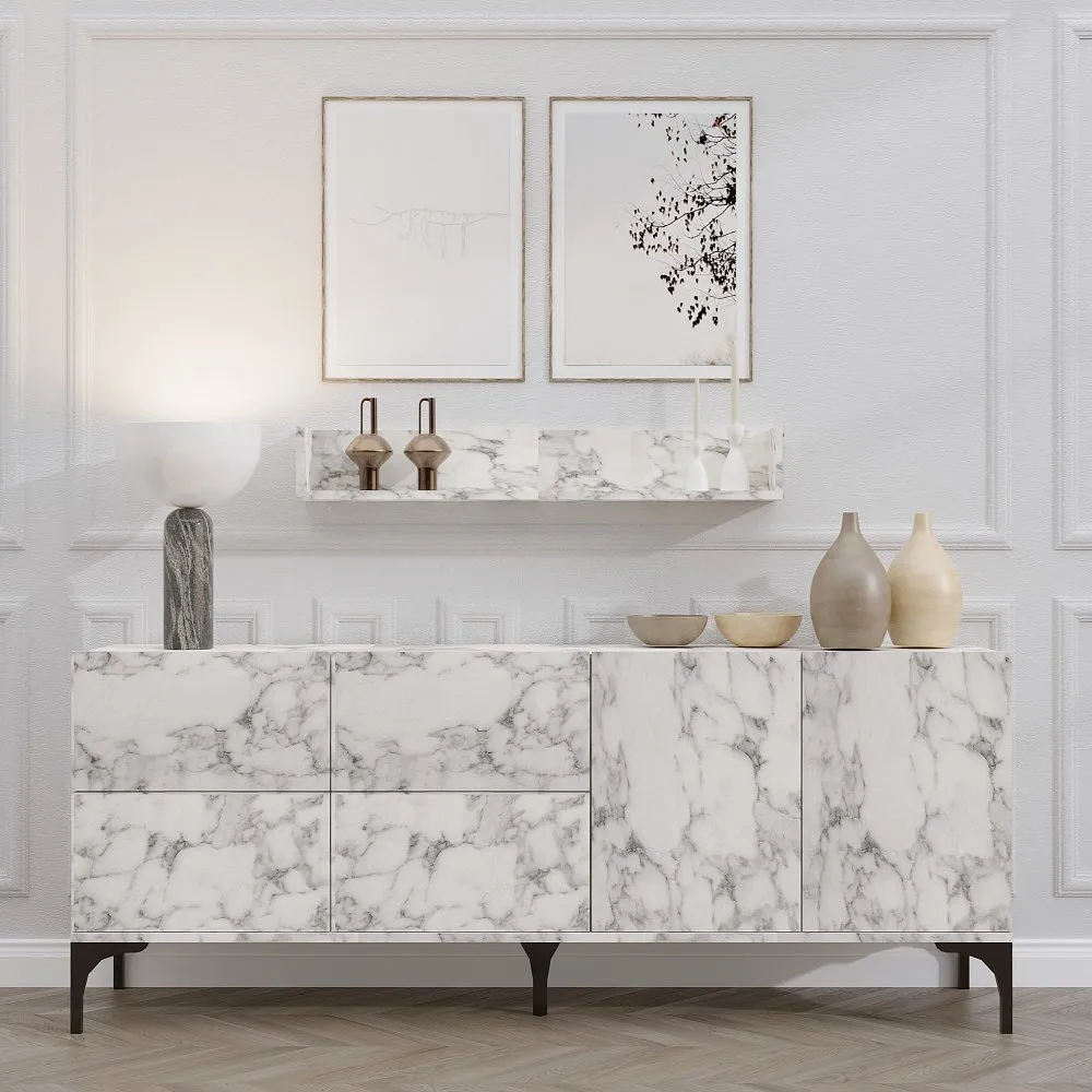 Komoda Stella Carrara Marble