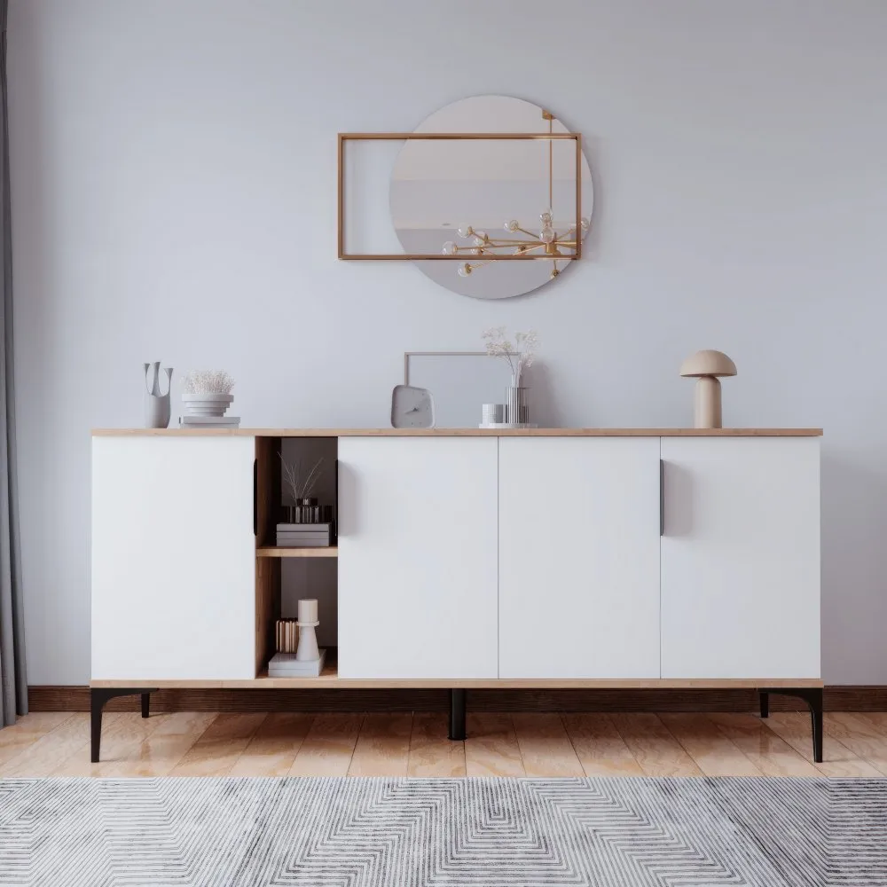 Komoda Tarz Oak White