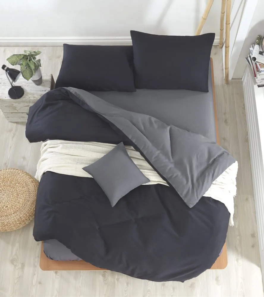 Komplet posteljina Mix Black Fume