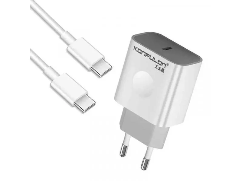 C69D+DC15 20W Kućni punjač sa PD USB C na USB C kablom