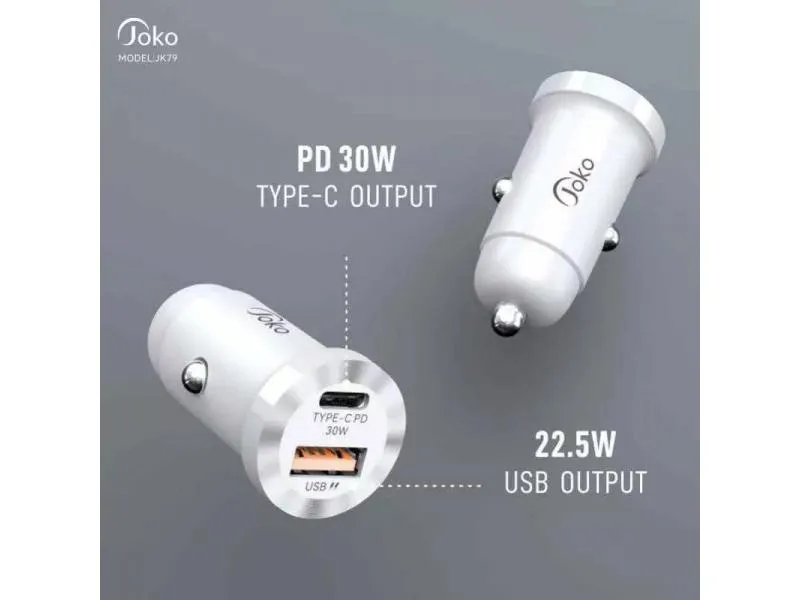 JK79 30W dual auto punjač