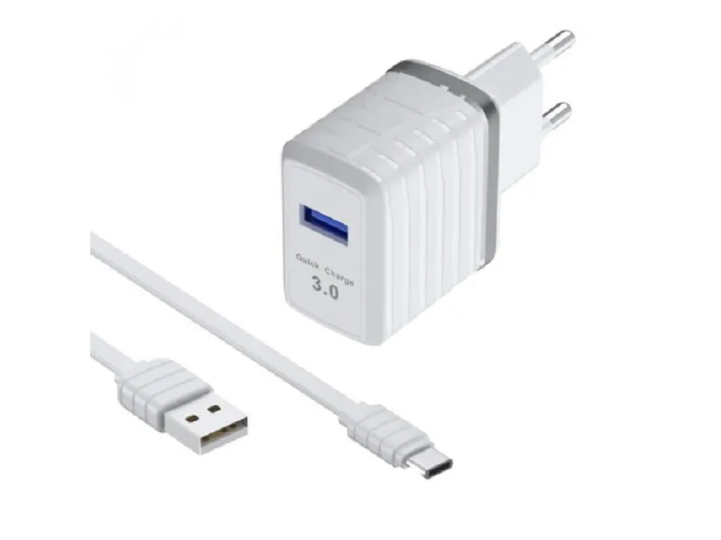 Kućni punjač C32Q QC3.0 Fast sa kablom Type C (30107)