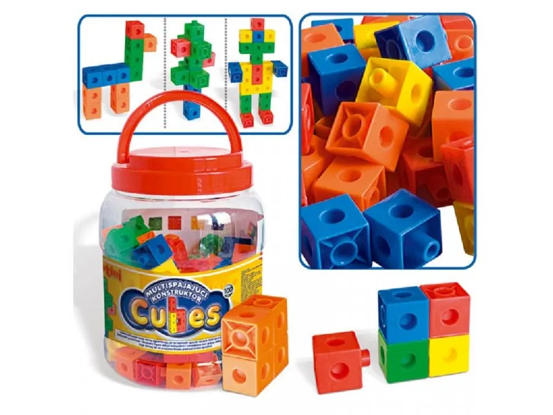 Konstruktor multispajajući cubes u tegli