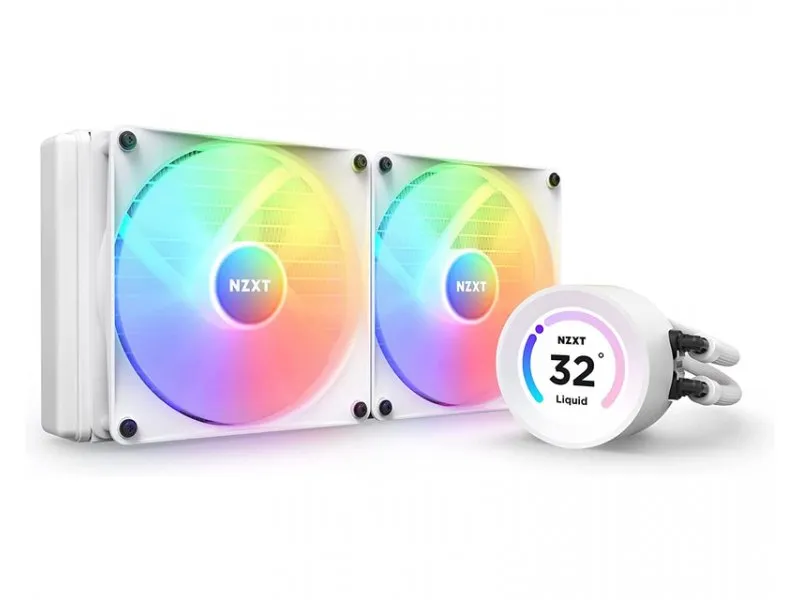 Kraken Elite 280 RGB belo vodeno hlađenje RL-KR28E-W1