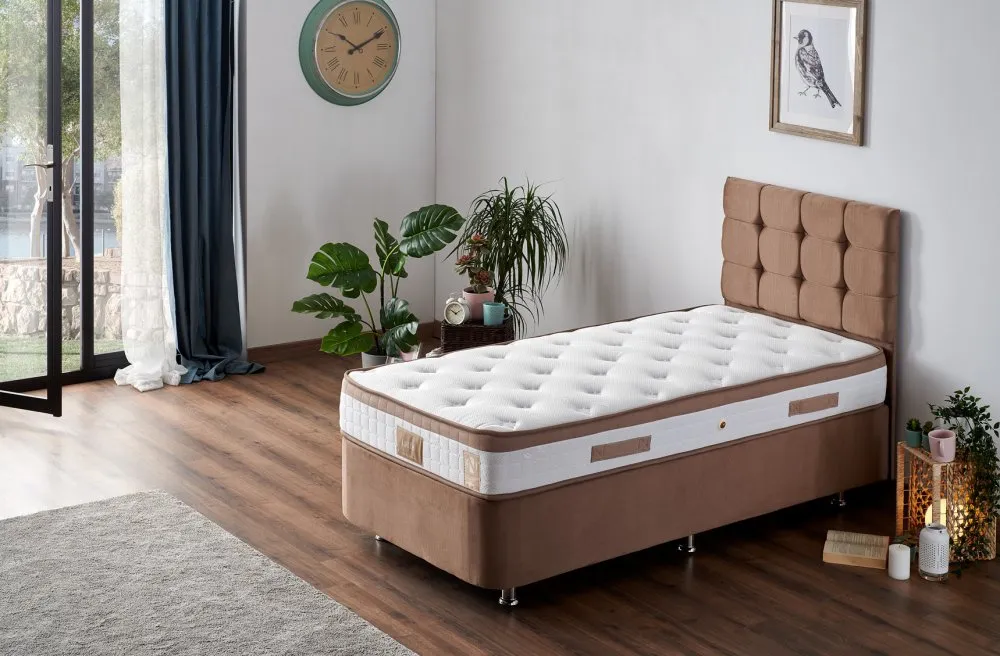 Krevet Latte Light Brown (90 x 190)