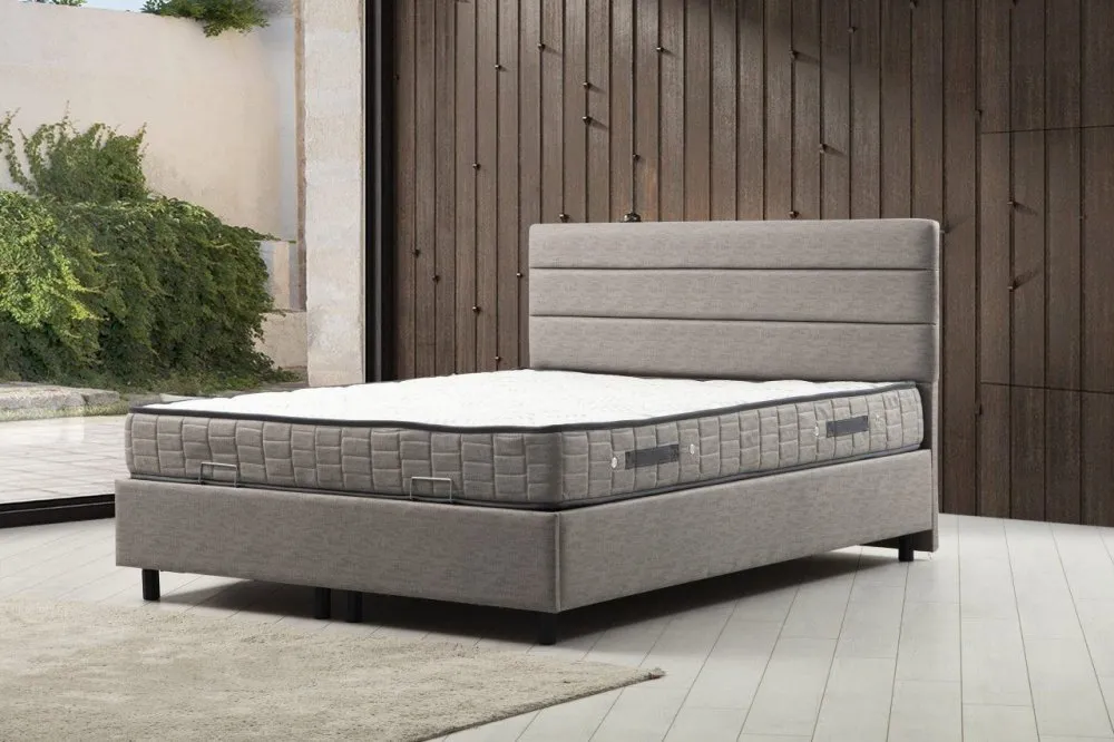Krevet Motya Set 120 x 200 Light Grey