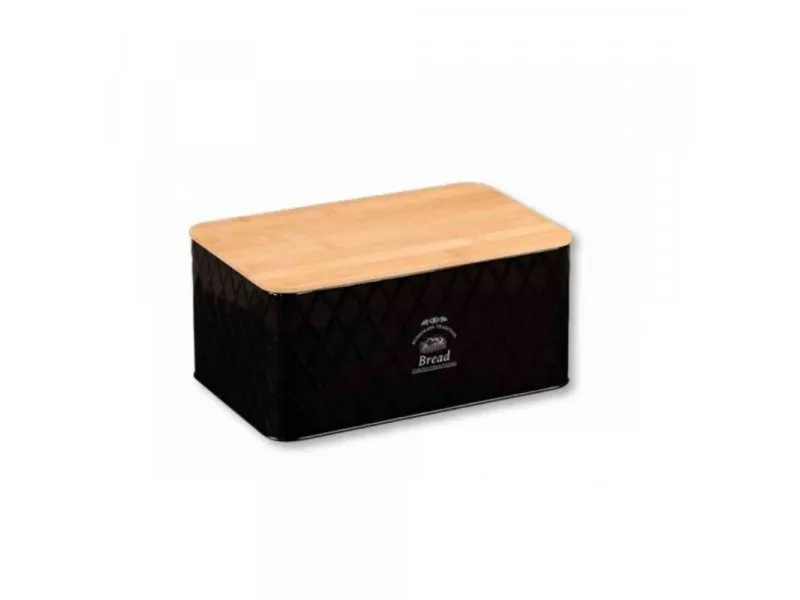 KSP18047 Kutija za hleb 28 x 18x13 cm Crna