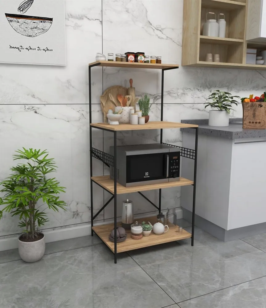 Kuhinjska polica Anemon Black Pine