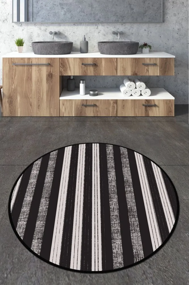Kupatilski otirač Barcode Circle Djt 80