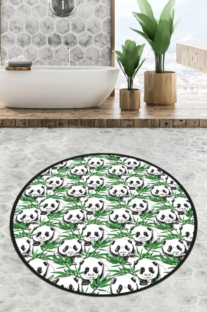 Kupatilski otirač Green Panda Circle Djt 80