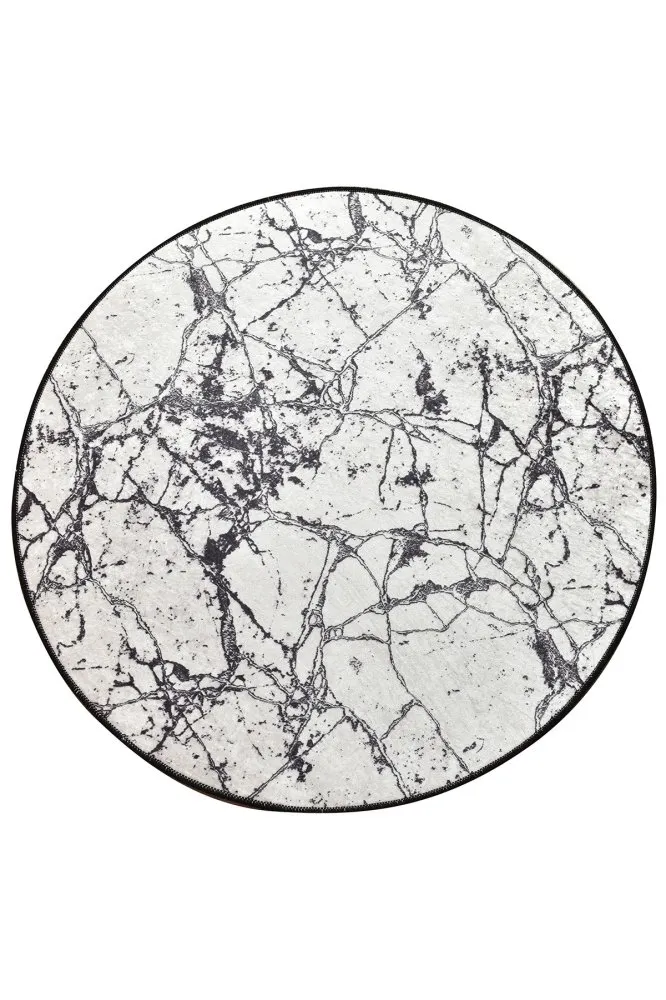 Kupatilski otirač Marble (100 cm) White