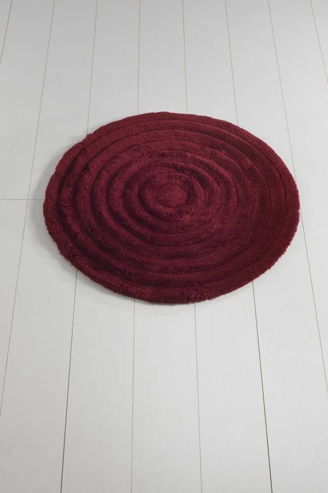 Kupatilski otirač Round Red