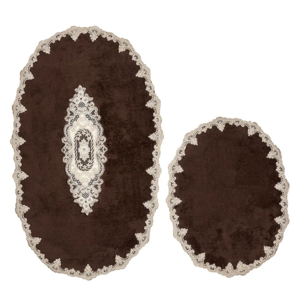 Kupatilski otirač Selonya Oval Brown