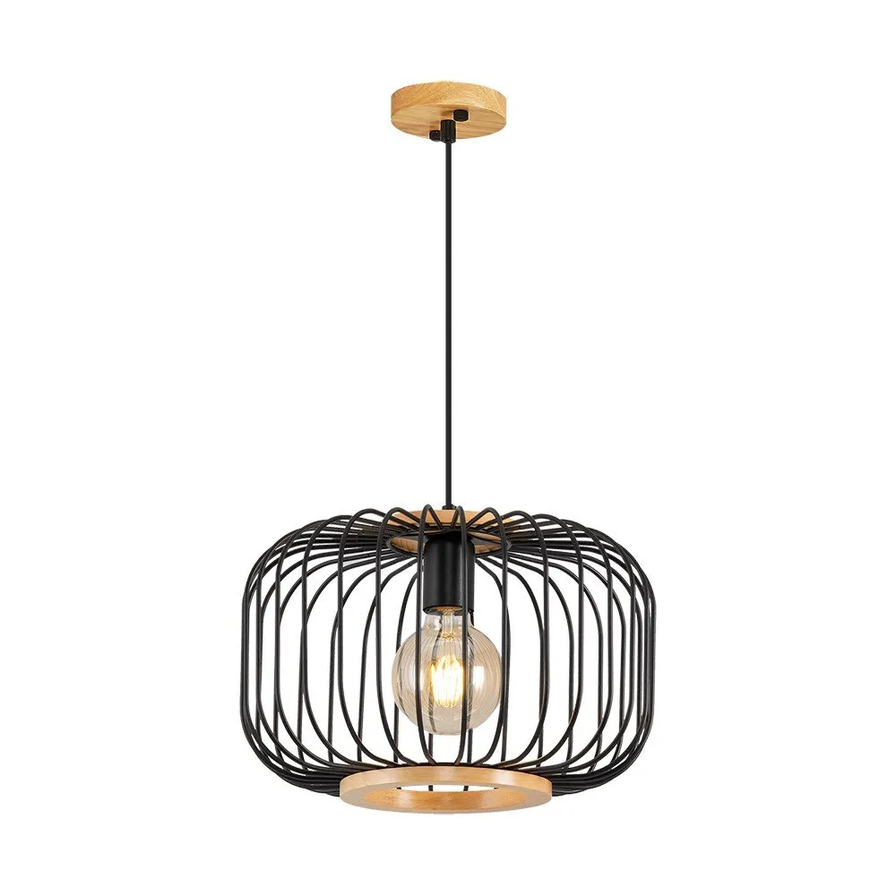 L1275 Black visilica Luster