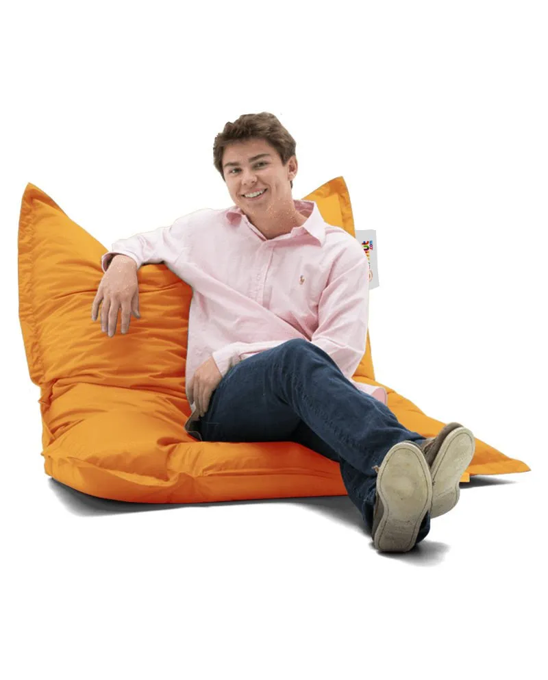Lazy bag Cushion Pouf 100x100 Orange