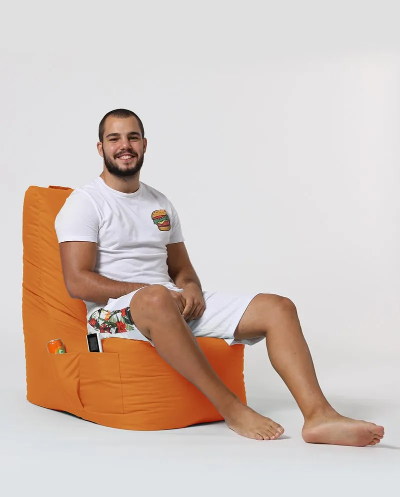 Lazy bag Diamond Orange