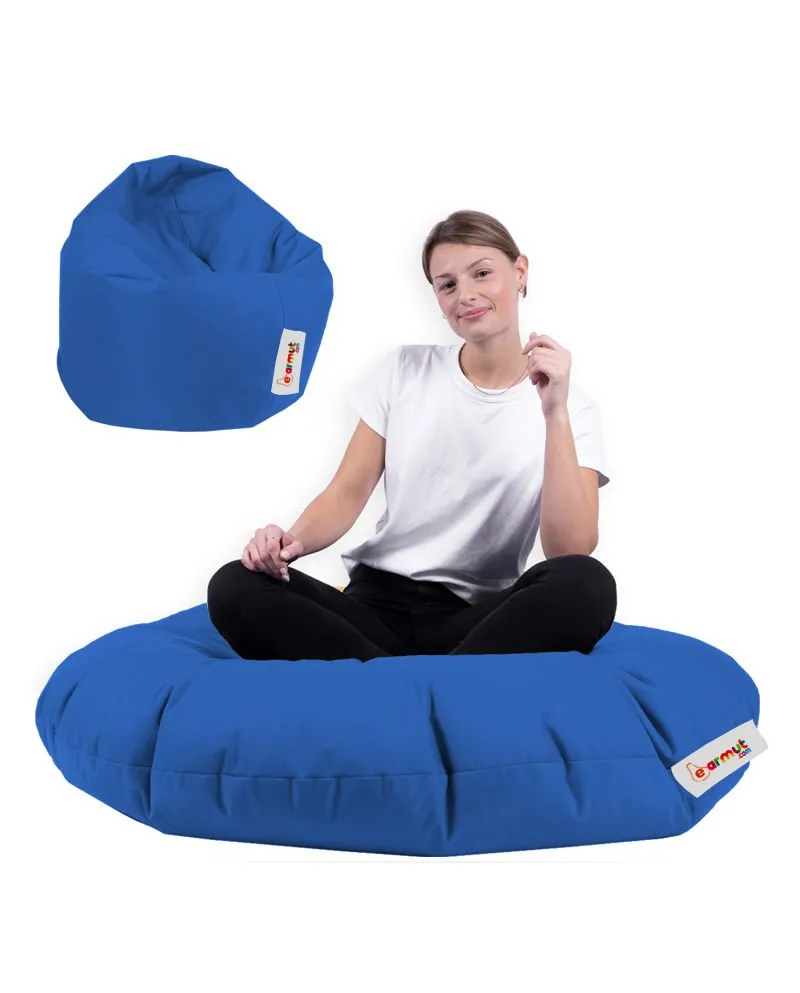 Lazy bag Iyzi 100 Cushion Pouf Blue