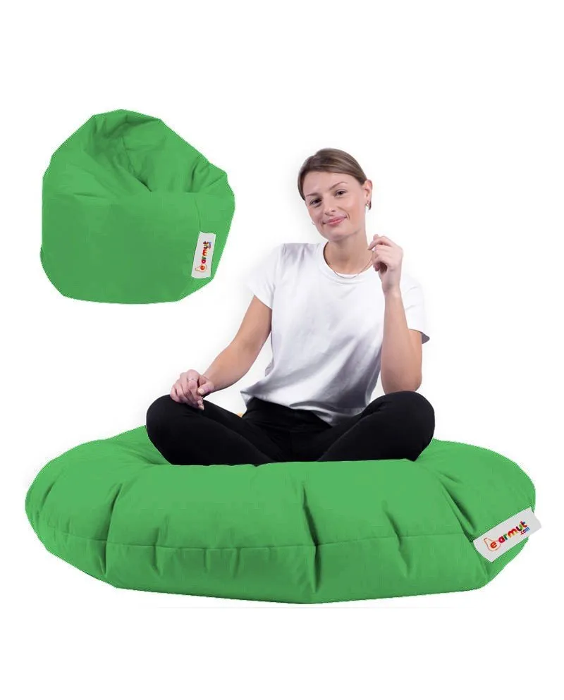 Lazy bag Iyzi 100 Cushion Pouf Pistachio Green